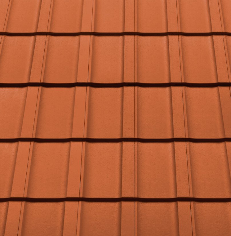 Betonová taška KIOTO 1/1 - Barva: Tmavě šedá DURATOP PRO, Typ tašky: Základní taška, Typ krytiny: Betonová taška, Název: KIOTO