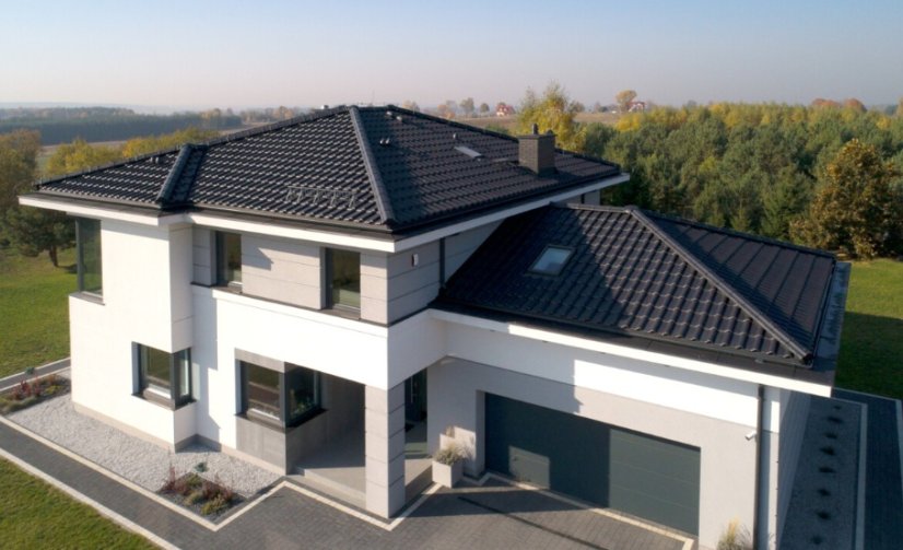 Keramická taška TITANIA 1/1 - Barva: Kaštanová glazura, Typ tašky: Základní taška, Typ krytiny: Pálená taška, Název: TITANIA