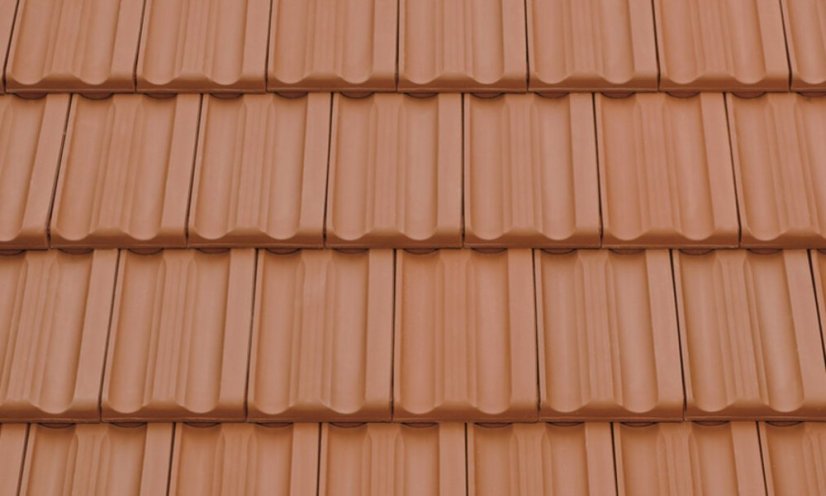 Keramická taška GRANÁT 11 1/1 - Druh krytiny BRAMAC: Keramické tašky, Barvy BRAMAC: Engoba měděná, Typ krytiny BRAMAC: GRANÁT 11, Typ tašky: Základní taška