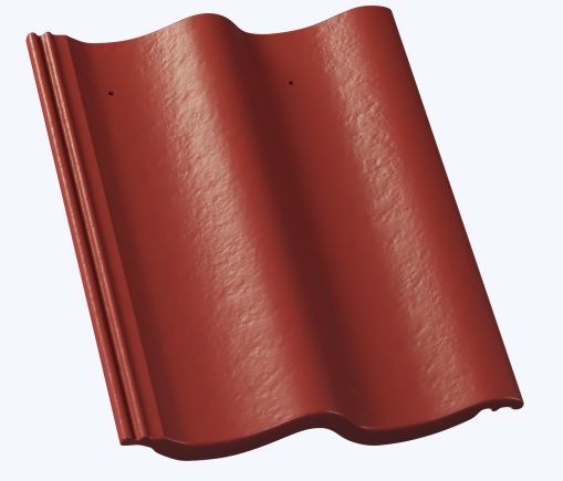 Hodonka - Barva: cihlová, Typ tašky: Základní taška, Typ krytiny: Betonová taška, Název: Hodonka, Povrchová úprava: Elegant - matná