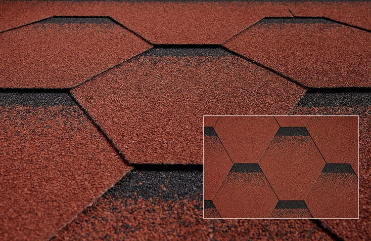 KATEPAL asfaltový šindel Katrilli - Barva: Podzimní červeň, Typ krytiny: KATEPAL asfaltový šindel Katrilli