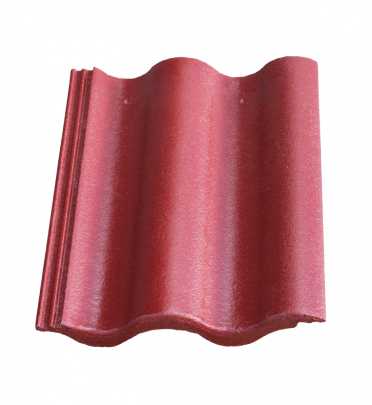 Betonová taška SYNUS 1/1 - Typ tašky: Základní taška, Třída kvality: Terran INOVA, Barva Terran: Černá