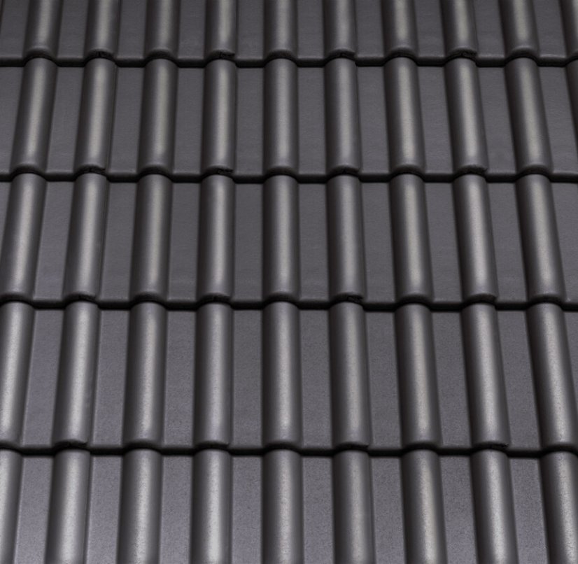 Betonová taška BREMA - Barva: Hnědá PLANAR, Typ tašky: Základní taška, Typ krytiny: Betonová taška, Název: BREMA