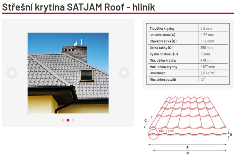 Střešní krytina SATJAM Roof