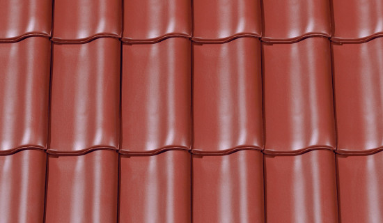 Keramická taška HARMONIE 1/1 - Barva: Engoba měděně červená, Typ tašky: Základní taška, Typ krytiny: Pálená taška, Název: HARMONIE