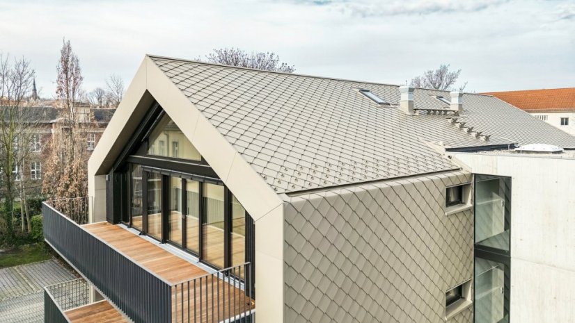 Falcovaná šablona 29 × 29 PREFA