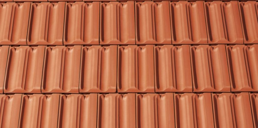 Keramická taška RAPIDO 1/1 - Barva: Cihlově červená engoba, Typ tašky: Základní taška, Typ krytiny: Pálená taška, Název: RAPIDO