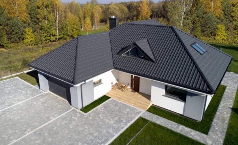 Keramická taška TITANIA 1/1 - Barva: Kaštanová glazura, Typ tašky: Základní taška, Typ krytiny: Pálená taška, Název: TITANIA