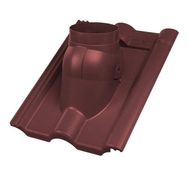 BRAMAC CLASSIC komplet pro odkouření turbokotle DuroVent PLUS (Ø 116 mm, Ø 128 mm) - Druh krytiny BRAMAC: Doplňky, Barvy BRAMAC: Červenohnědá, Typ krytiny BRAMAC: Doplněk, Typ tašky: komplet pro odkouření turbokotle DuroVent PLUS (Ø 116 mm)