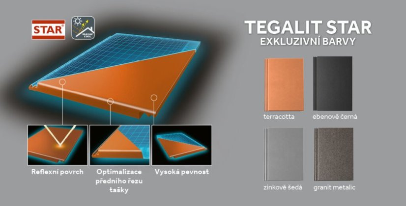 TEGALIT STAR barvy