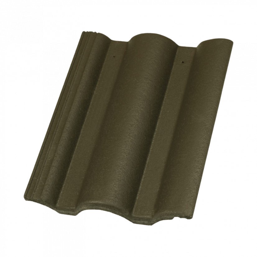 Betonová taška DANUBIA 1/1 - Typ tašky: Základní taška, Třída kvality: Terran INOVA, Barva Terran: Cihlově červená