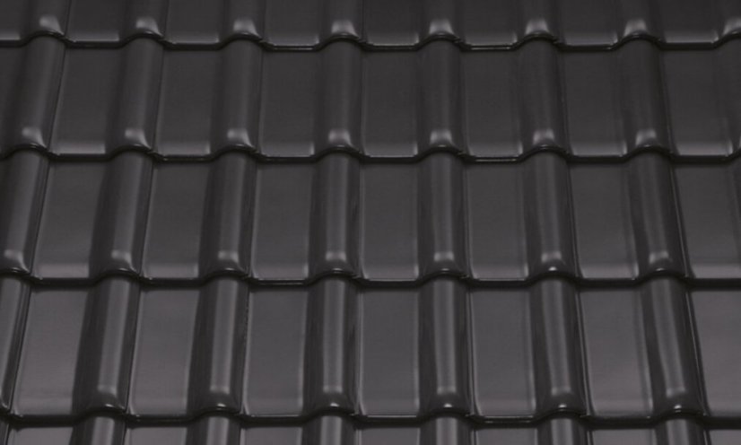 Keramická taška RUBÍN 13 1/1 - Druh krytiny BRAMAC: Keramické tašky, Barvy BRAMAC: Engoba měděná, Typ krytiny BRAMAC:  RUBÍN 13, Typ tašky: Základní taška