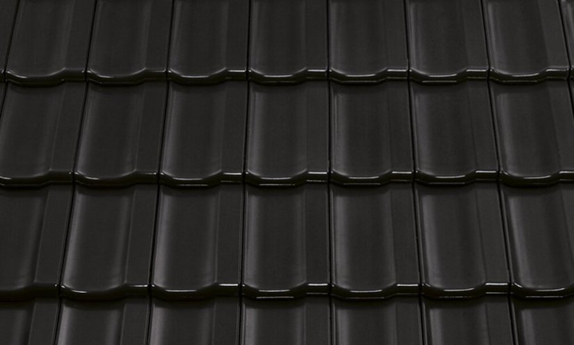 Keramická taška TOPAS 13 1/1 - Druh krytiny BRAMAC: Keramické tašky, Barvy BRAMAC: Engoba hnědá, Typ krytiny BRAMAC: TOPAS 13, Typ tašky: Základní taška