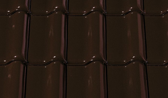 Keramická taška FUTURA 1/1 - Barva: Engoba vínově červená, Typ tašky: Základní taška, Typ krytiny: Pálená taška, Název: FUTURA