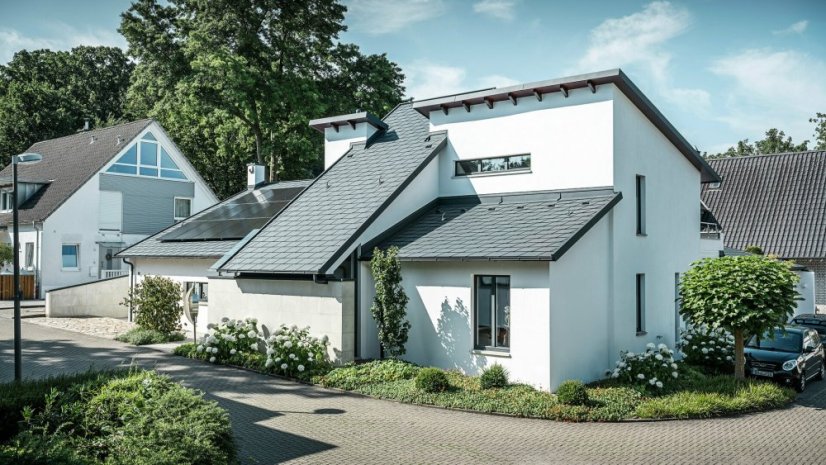 Falcovaný šindel DS.19 PREFA - Barva: RAL 7013 tmavě hnědá, Typ krytiny: Falcovaný šindel DS.19 PREFA