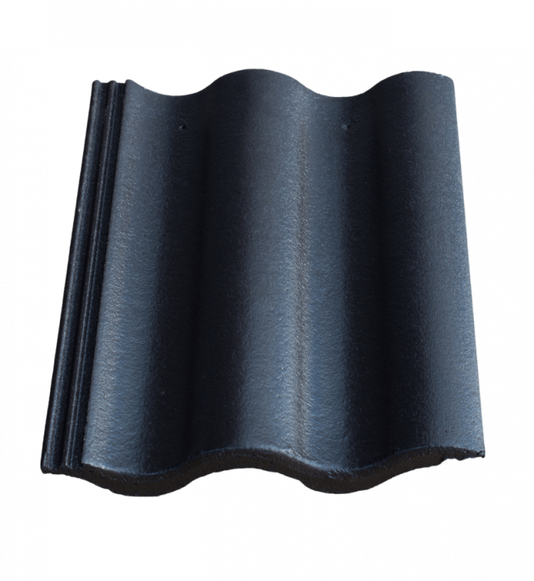 Betonová taška SYNUS 1/1 - Typ tašky: Základní taška, Třída kvality: Terran INOVA, Barva Terran: Černá