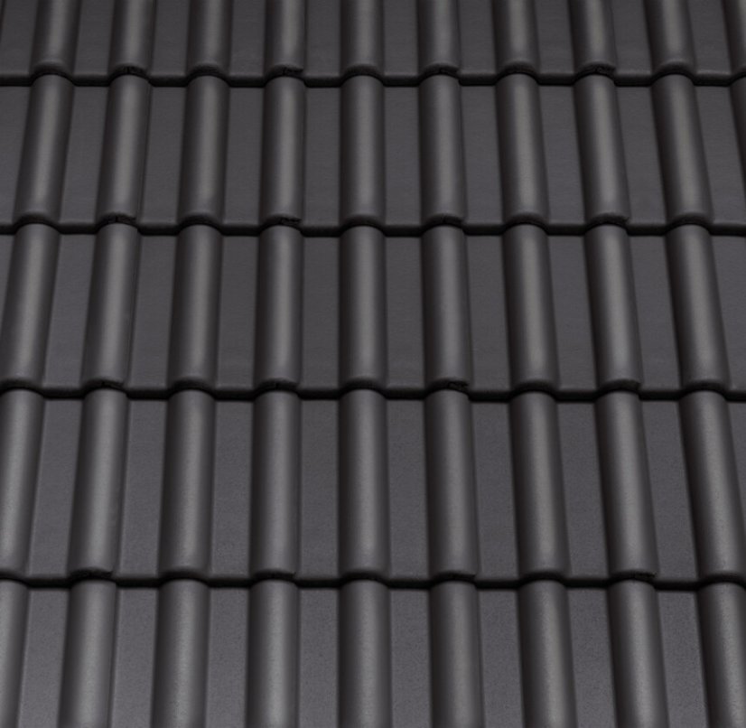 Betonová taška BREMA - Barva: Hnědá PLANAR, Typ tašky: Základní taška, Typ krytiny: Betonová taška, Název: BREMA