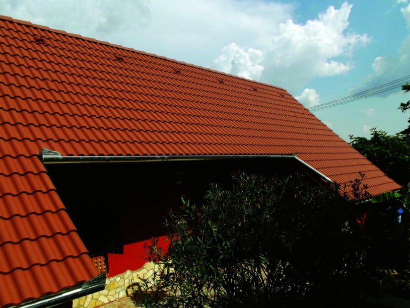 Betonová taška SYNUS 1/1 - Typ tašky: Základní taška, Třída kvality: Terran INOVA, Barva Terran: Černá