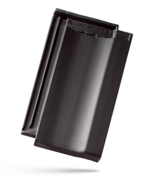 Keramická taška TOPAS 13 1/1 - Druh krytiny BRAMAC: Keramické tašky, Barvy BRAMAC: Engoba hnědá, Typ krytiny BRAMAC: TOPAS 13, Typ tašky: Základní taška