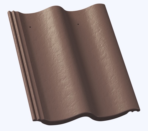 Hodonka - Barva: cihlová, Typ tašky: Základní taška, Typ krytiny: Betonová taška, Název: Hodonka, Povrchová úprava: Elegant - matná