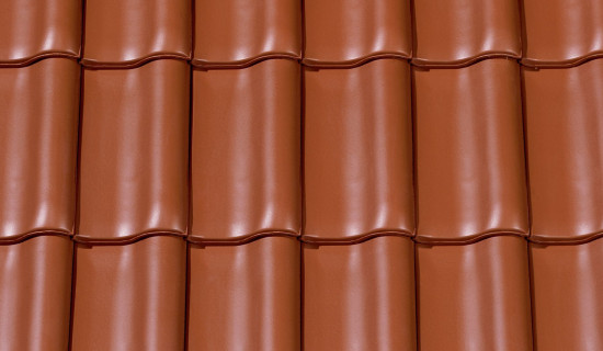 Keramická taška HARMONIE 1/1 - Barva: Engoba měděně červená, Typ tašky: Základní taška, Typ krytiny: Pálená taška, Název: HARMONIE