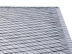 Přírodní břidlice - Štupinové krytí - moravská šupina třídená, "netříděná" - obdelník s obloukem