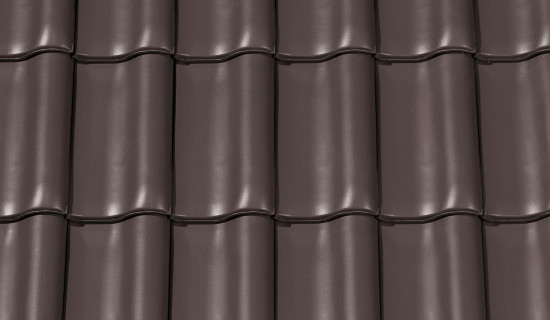 Keramická taška HARMONIE 1/1 - Barva: Engoba měděně červená, Typ tašky: Základní taška, Typ krytiny: Pálená taška, Název: HARMONIE