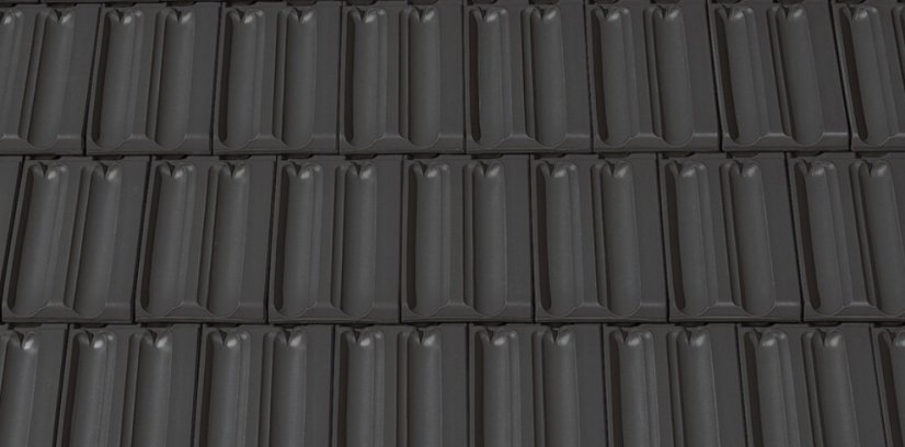 Keramická taška RAPIDO 1/1 - Barva: Cihlově červená engoba, Typ tašky: Základní taška, Typ krytiny: Pálená taška, Název: RAPIDO