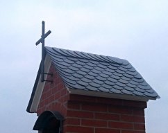 Přírodní břidlice - Bobrovka - řez dle tvaru - kulatý, gotický, špičatý