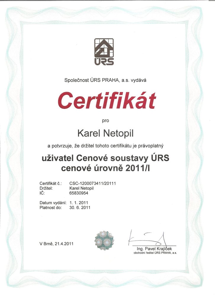Certifikace URS